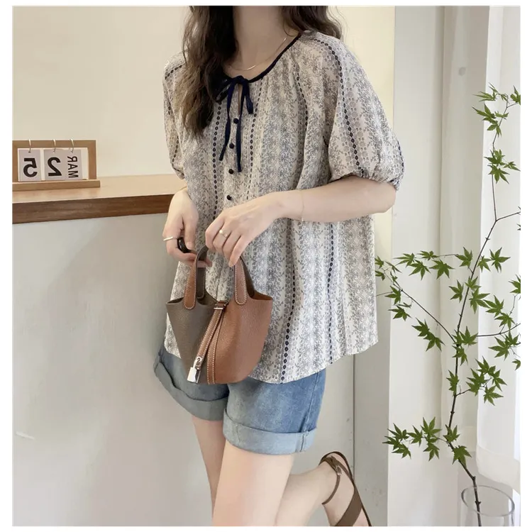XIANSINIAO Shirts Women's Image Color-3
