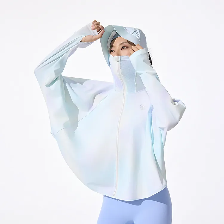 BOSIDENG Sun Series Cooling Super Light Breathable Sun Protection UV Protection Sun Protection Clothing Women's-11