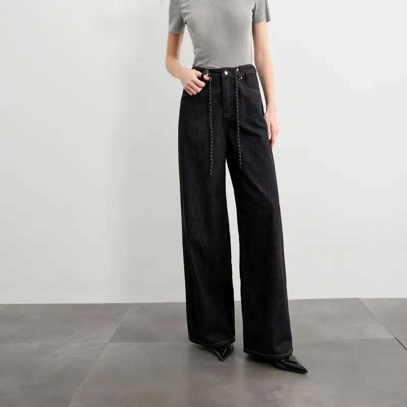 3COLOUR Jeans Women's Classic Black-3