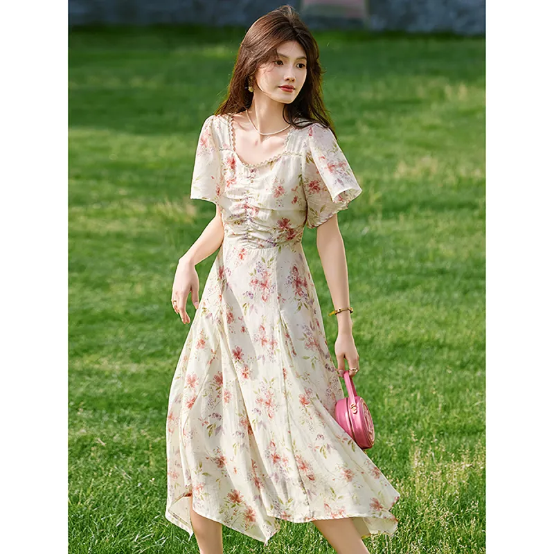 A Paradise For Awakening Short Sleeved Dress Women's-2
