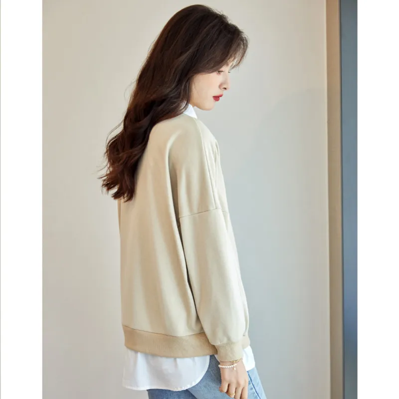 Like The Age Of Water Sweatshirt Women's Khaki-3