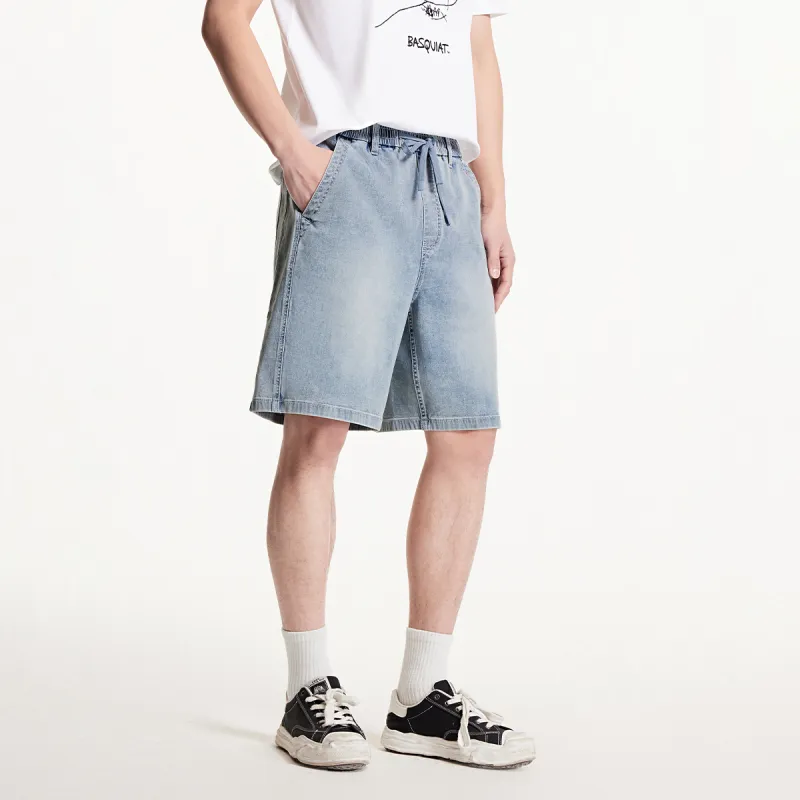 JACK JONES· Denim Shorts Men's E40 Light Denim Blue-5
