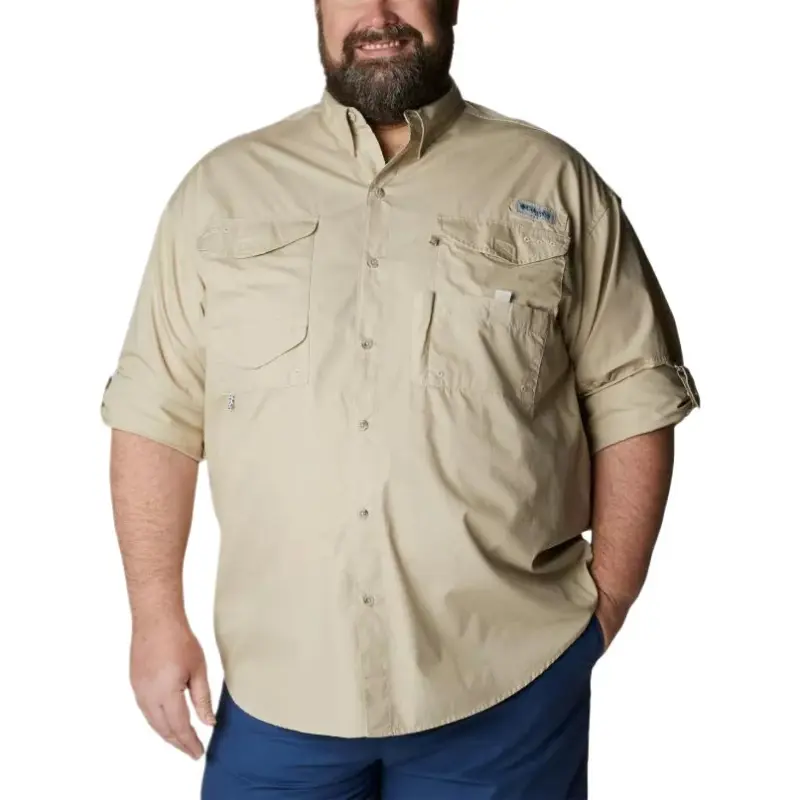 Columbia PFG Bonehead Shirt Men's Khaki-3