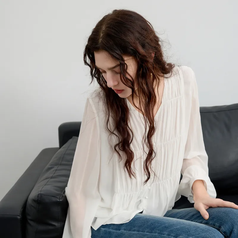 3COLOUR Shirt Women's Pearl White-3