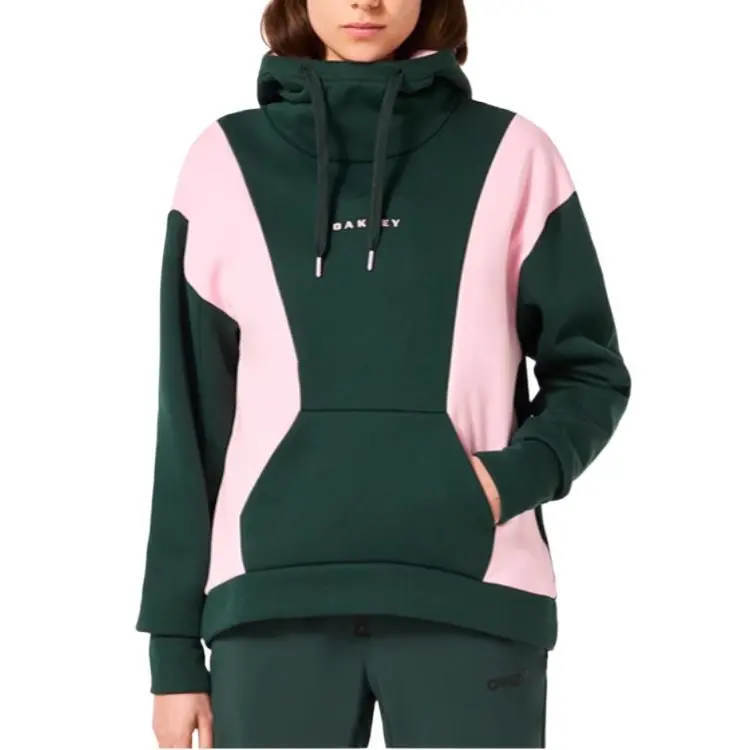 Oakley ROSY RC FLEECE HOODIE Sweatshirt Women's Green/Pink-3