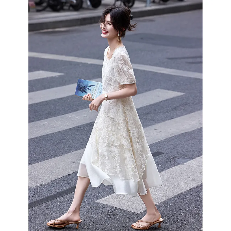 A Paradise For Awakening Short Sleeved Dress Women's-3