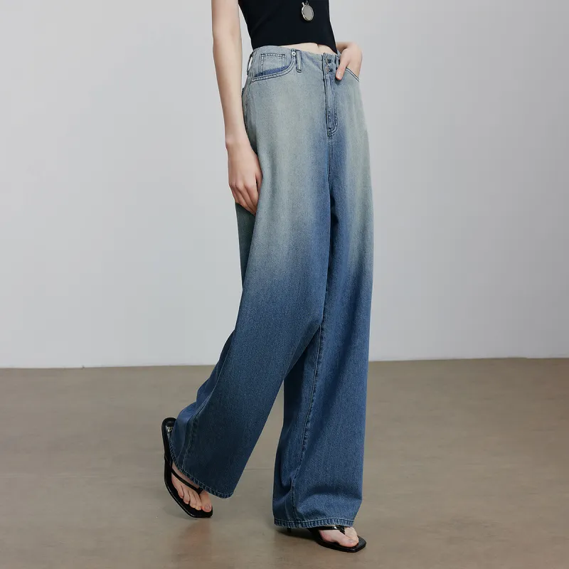 Initial Language Jeans Women's Vintage Blue-3