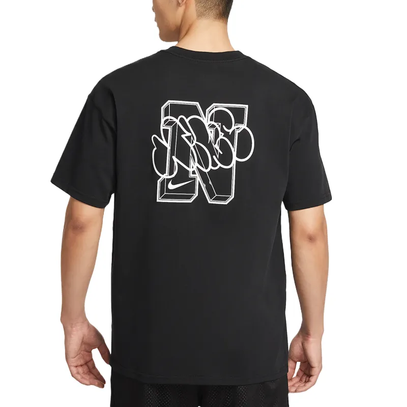 Nike T Shirts Men Black-1