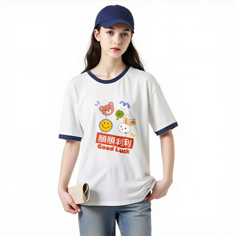 FAIRWHALE Drop Shoulder Sleeve T Shirt Women's-7