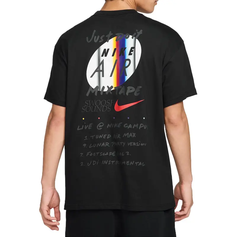 Nike Max90Sportswear T Shirt Unisex Black-1