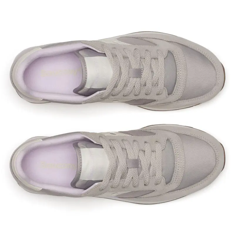 Saucony Jazz Original Slip Resistant Low Top Casual Shoes Women's Gray-2