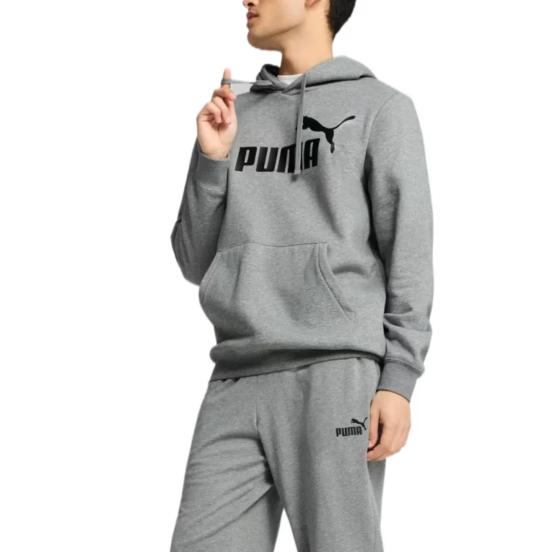 PUMA Essentials No. 1hoodie Sweatshirt Men's Gray-2