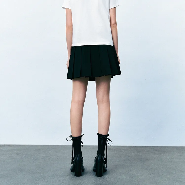 URBAN REVIVO Casual Short Skirts Women's-3
