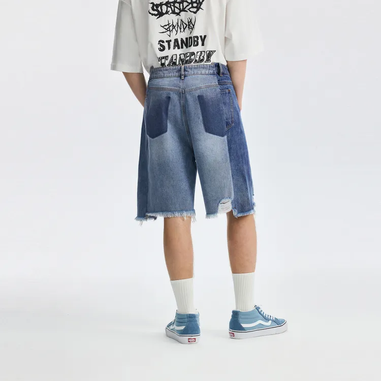 INXX APYD Denim Shorts Unisex Denim Blue-3