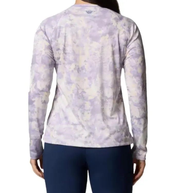 Columbia PFG Super Tidal Tee Shirt Women's Light Purple-1
