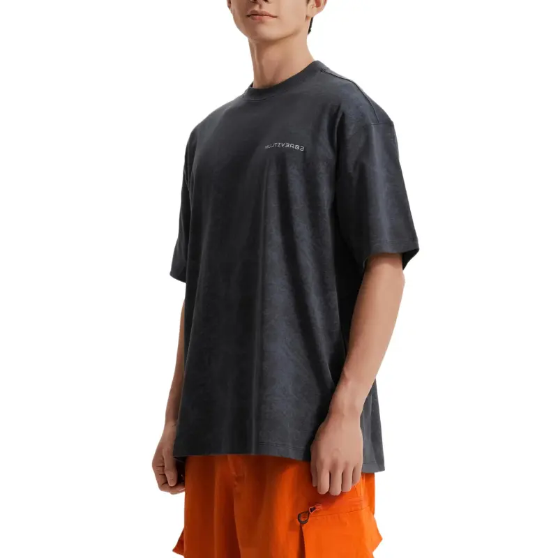 DECATHLON DIRTY GRAIN T Shirt Unisex Carbon Gray-2