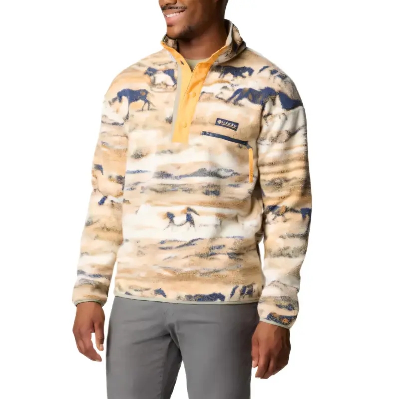 Columbia Helvetia Sweater Men's Lemon Washable Travel-2