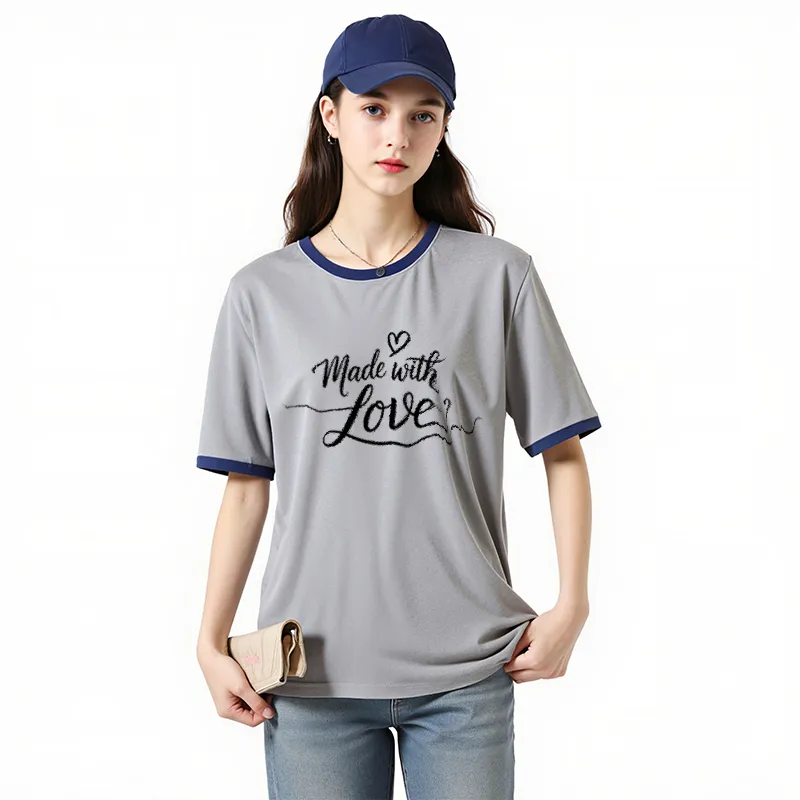 FAIRWHALE Drop Shoulder Sleeve T Shirt Women's-26