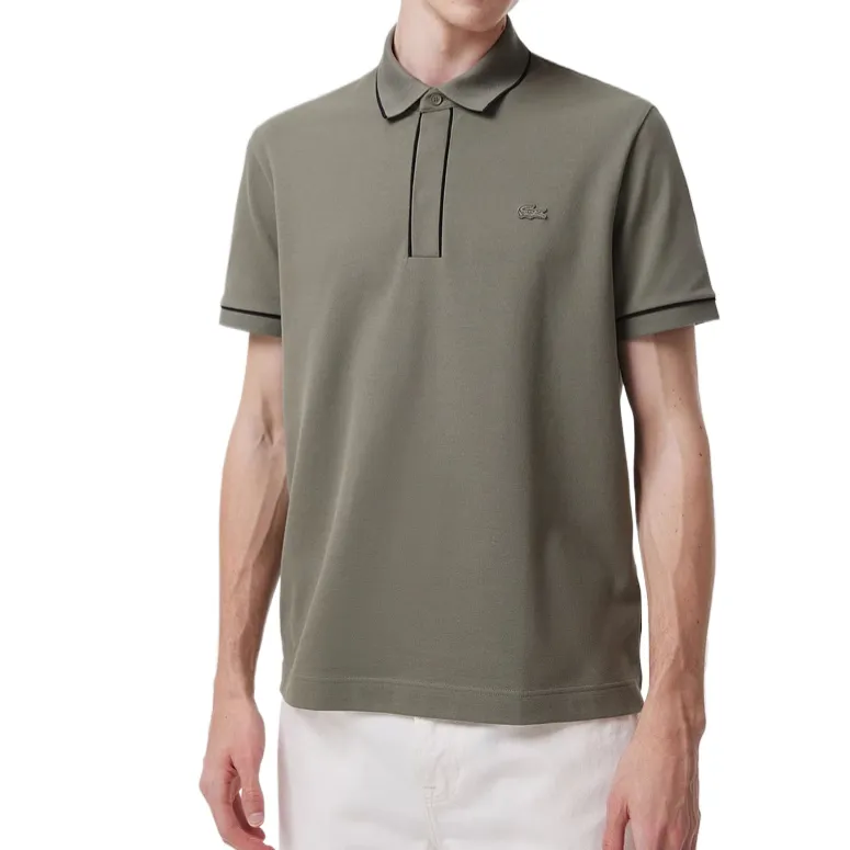 LACOSTE SS24 Polo Shirt Men's Army Green-2