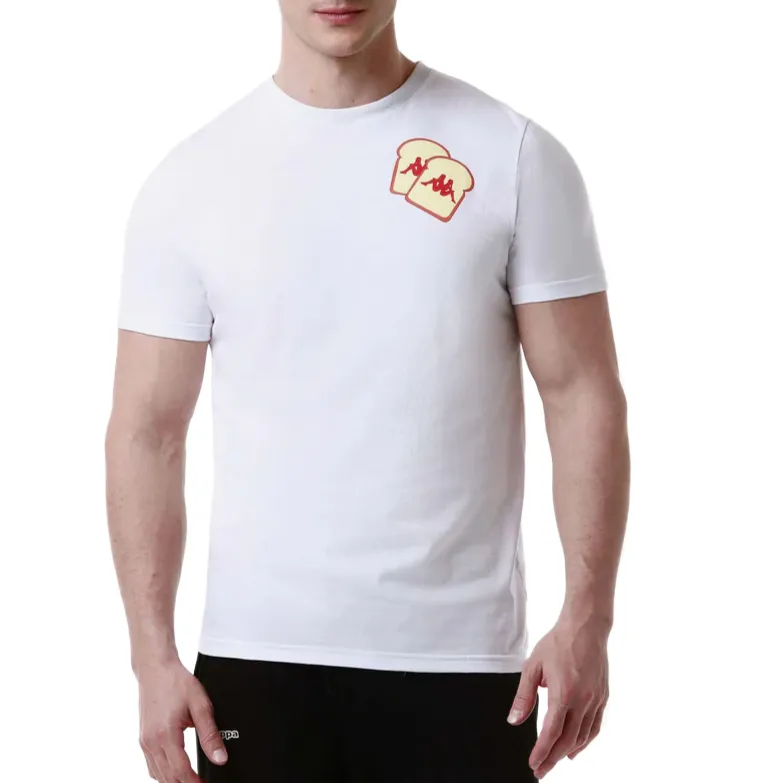 Kappa GRAPHIK LENNOX T Shirt Men's White-3