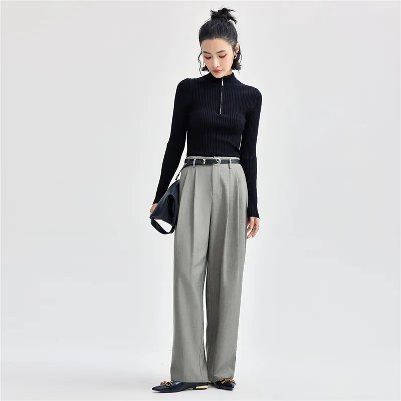 UNIQLO Suit Trouser Women's Heather Gray-5