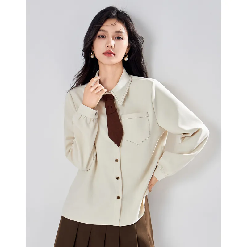 Love Elaine Shirt Women's Apricot-3