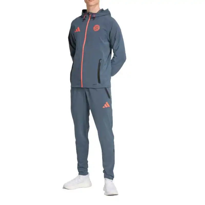 Adidas Free Shipping With AdiClub Fc Bayern Tiro 25 Competition Vis Tech Travel Jacket-4