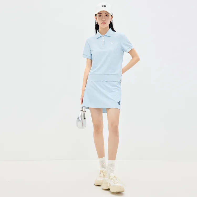 SHUIYUNJIAN T Shirt Women's Light Blue-4