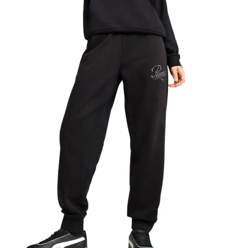 PUMA ESSScript Casual Pants Women's Black-2