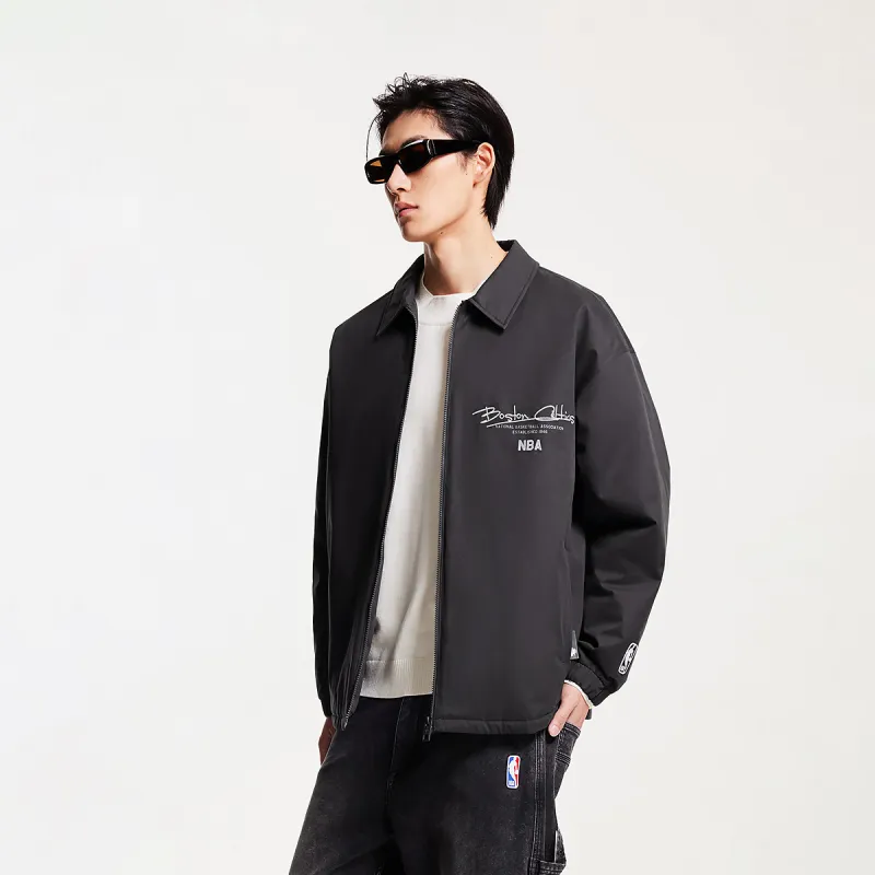 JACK JONES· x NBA Down Jacket Men's Phantom Gray-4