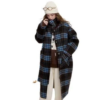 ELF SACK Coats Women's Vintage Blue Gray