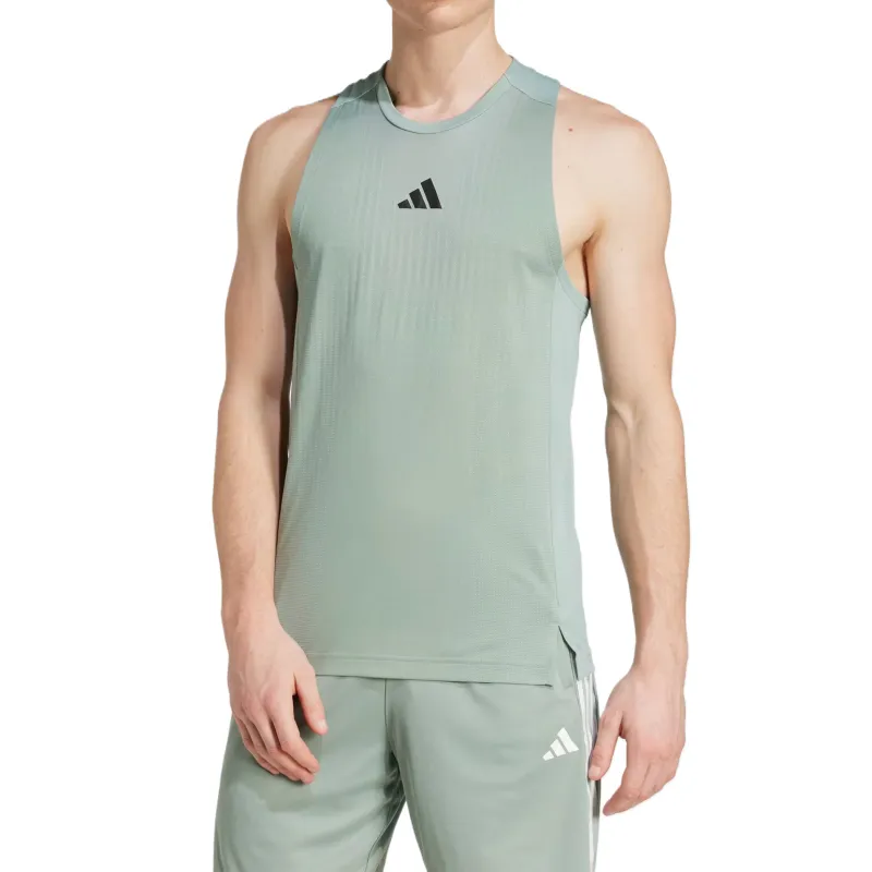 Adidas Airchill Tank Top Men's Silver Green-1