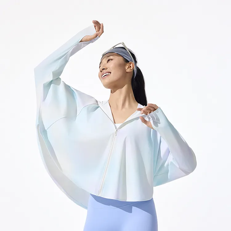 BOSIDENG Sun Series Cooling Super Light Breathable Sun Protection UV Protection Sun Protection Clothing Women's-13