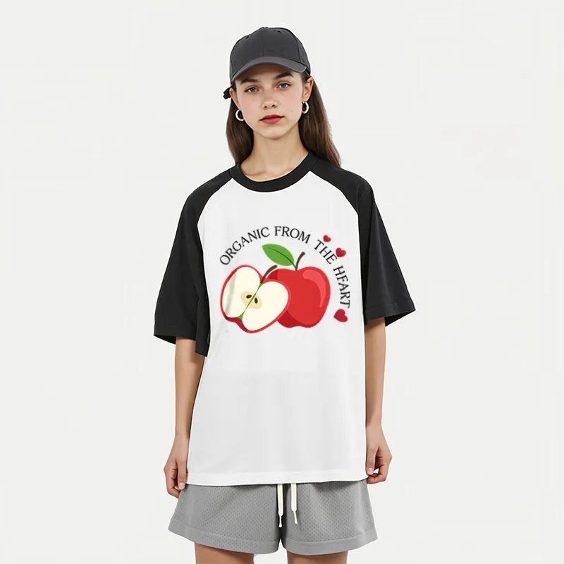 FAIRWHALE Drop Shoulder Sleeve T Shirt Women's-6