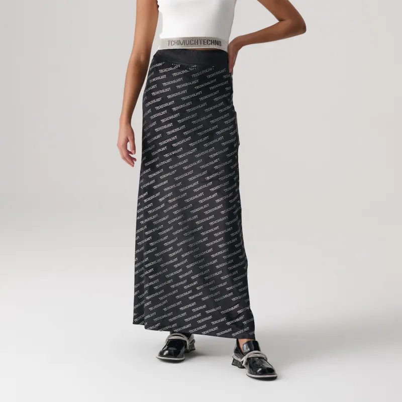 TCH Casual Long Skirts Women's Black-3