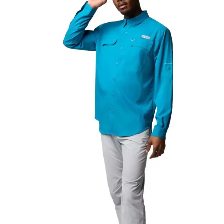 Columbia PFG Fly Range™ Zero Shirt Men's Blue-3