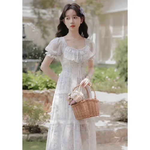 XIANSINIAO Short Sleeved Dress Women's