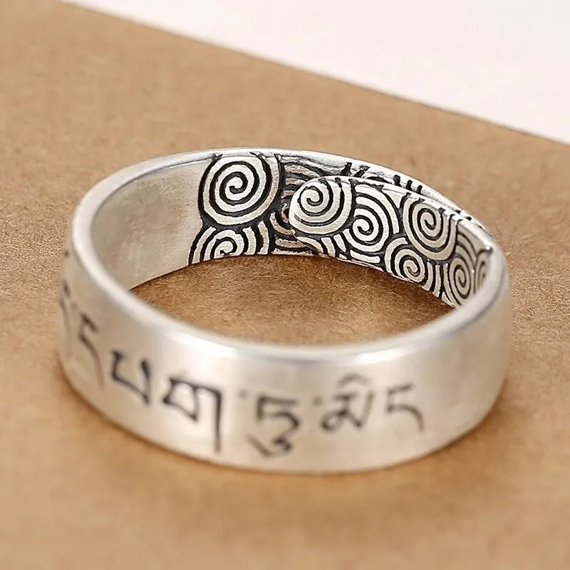 JINJI 999 Fine Silver Rings Unisex-2