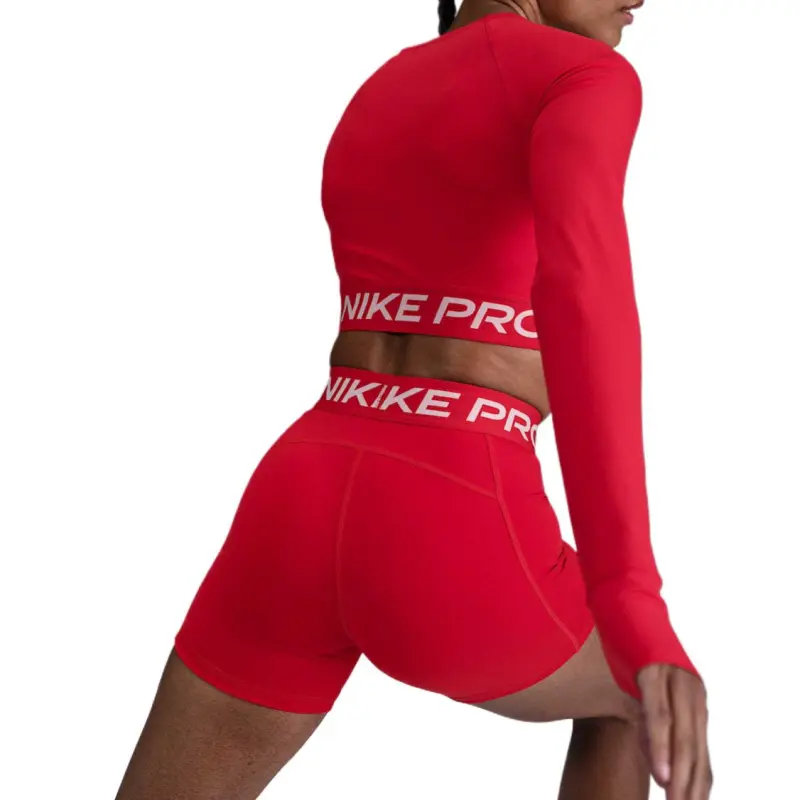 Nike Pro Women's Dri FIT Cropped Long Sleeve Top-1