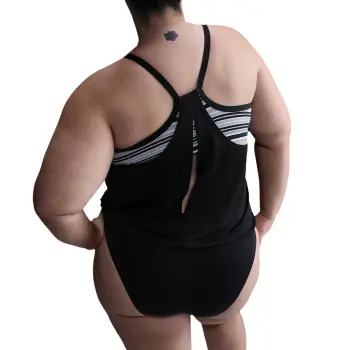 Nike Swim Women's Layered Tankini Extended Sizing