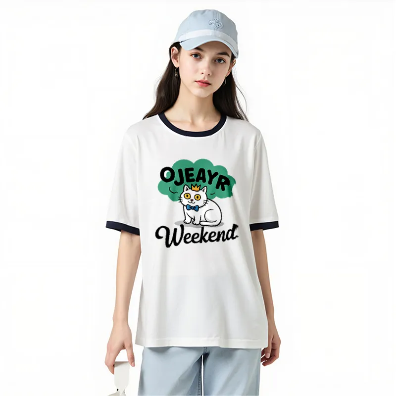 FAIRWHALE Drop Shoulder Sleeve T Shirt Women's-2