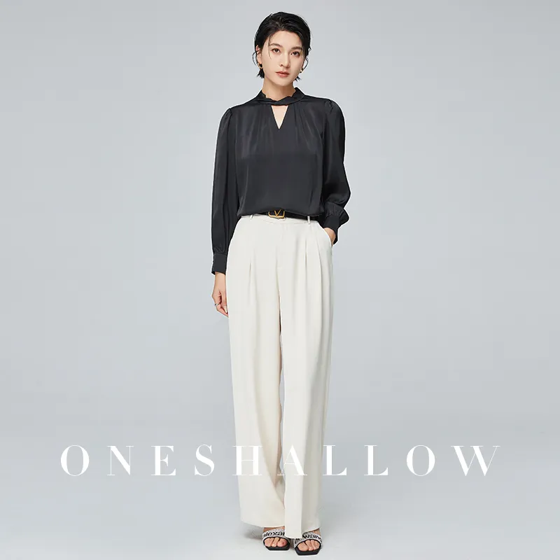 ONE SHALLOW Shirt Women's Black-5