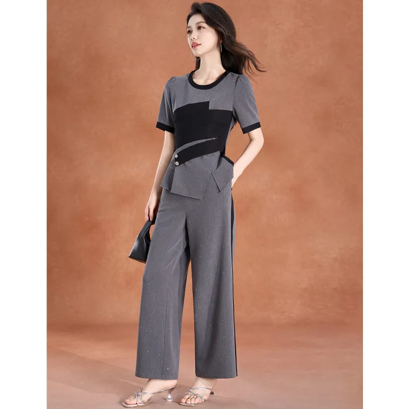 Mylan Casual Suits Women's Gray-4
