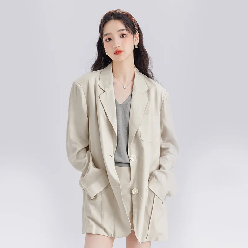 DEAR DEER PUFF Business Suit Women's Khaki-4