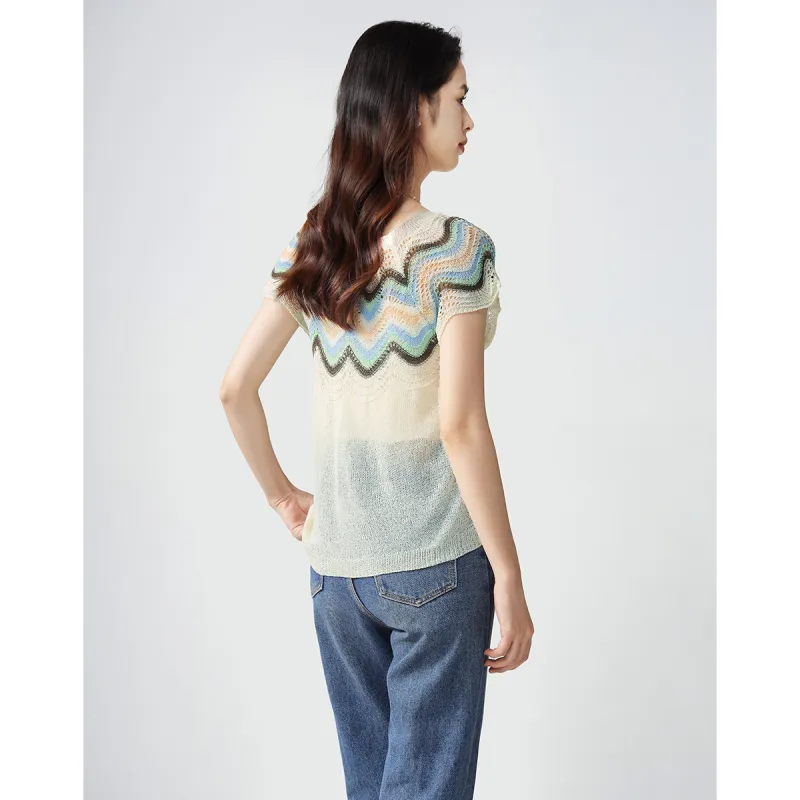 Love Elaine T Shirt Women's Custard-5