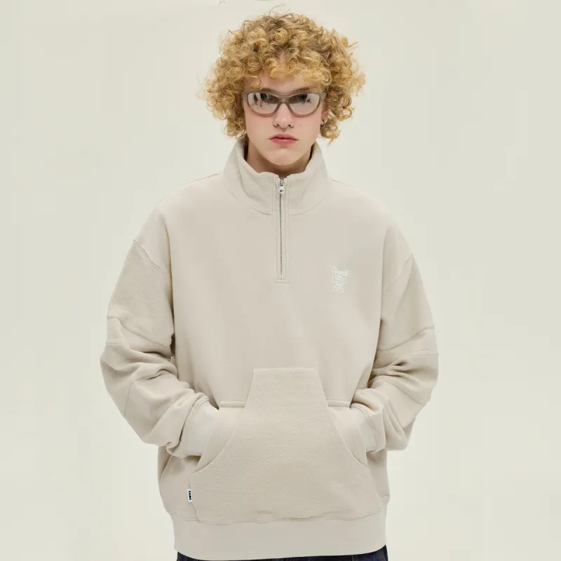 MYSAMESAME Sweatshirt Unisex Khaki-1