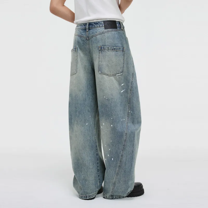 PCLP 2025 Spring/Summer Jeans Unisex Blue-6