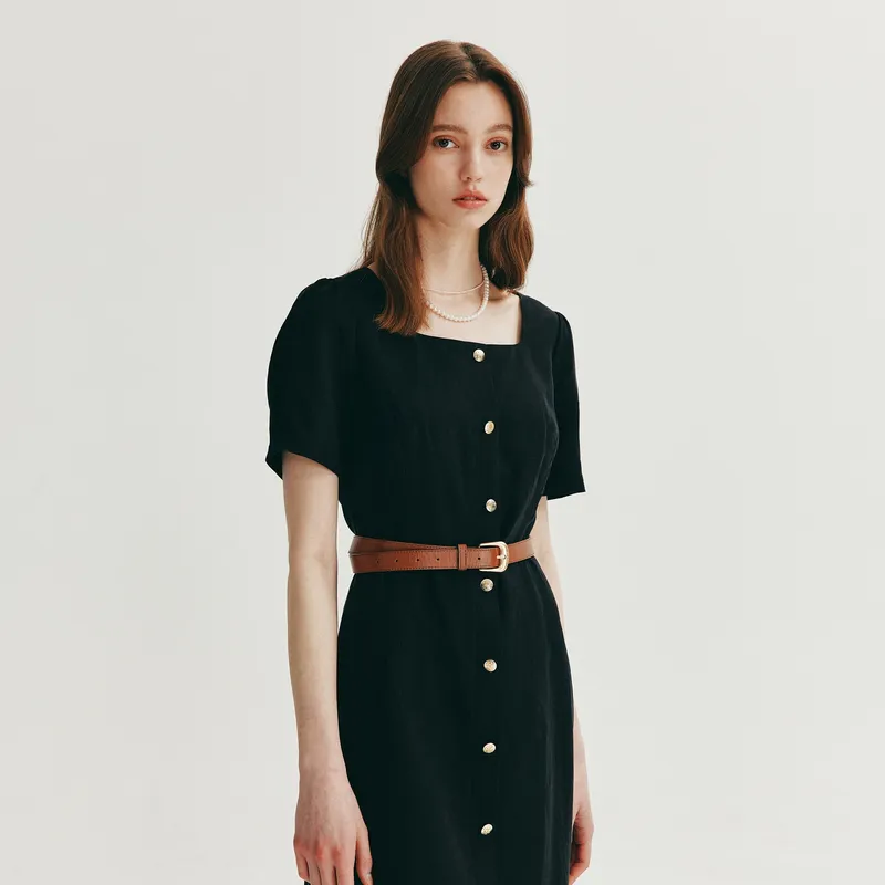 E.land Short-Sleeved Dresses Women's-2