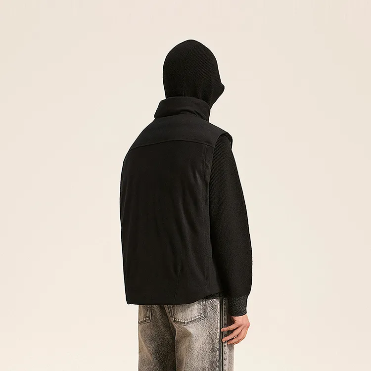 CROQUIS Vests Men 005 Near Black-2