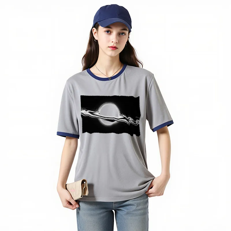 FAIRWHALE Drop Shoulder Sleeve T Shirt Women's-26